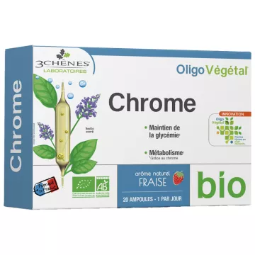 3 Chênes Oligovégétal Chrome Bio 20 Ampoules