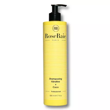 RoseBaie Shampoo mit Keratin und Kokosnuss 500 ml