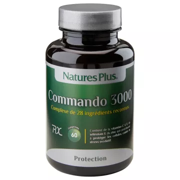 COMMANDO 3000 NATURE'S PLUS 60 tabletten