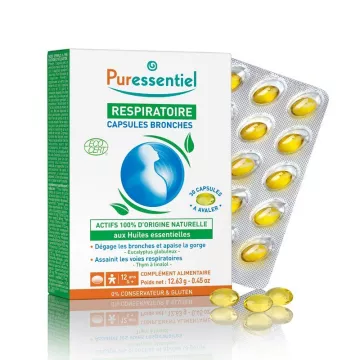 Puressentiel Respiratory Organic Bronchi Capsules