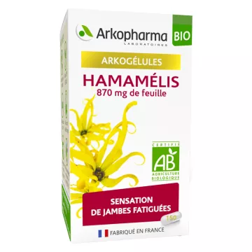 Arkogélules Hamamelis Sensation de Jambes Fatiguées Bio 150 gélules