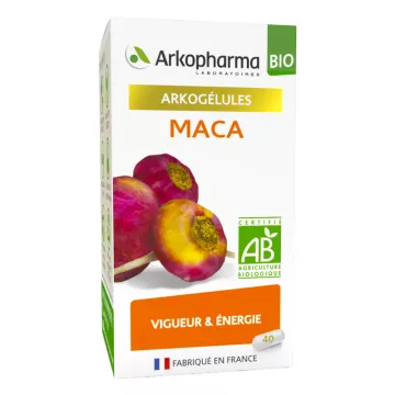 Arkogélules Maca Vigueur et Énergie Bio 40 capsules