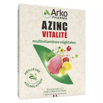 Arkopharma Azinc Vitality Vegetable Multivitamins 30 tablets