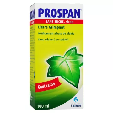 Prospan Zuckerfreier Sirup Kletternder Efeu Geschmack Kirsche 100 ml