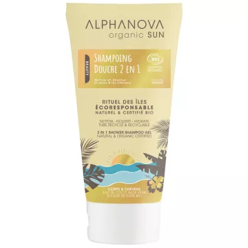 Alphanova Organic Sun Organic 2 In 1 Shower Shampoo 150ml