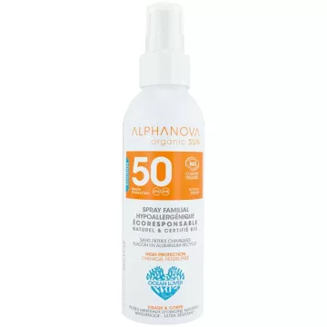 Alphanova Organic Sun Organic Hypoalergenic Family Spray 150ml