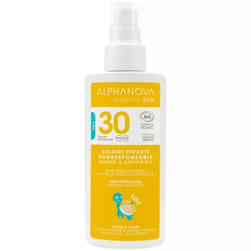 Alphanova Organic Солнцезащитный спрей для детей Органический SPF30 125мл
