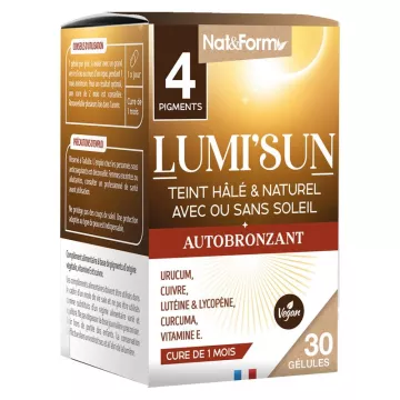 Nat & Form Lumi'Sun autoabbronzante 30 capsule