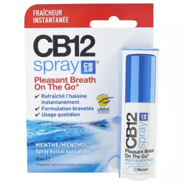 CB12 Orale Spray Zonder Alcohol Munt/Menthol 15ml
