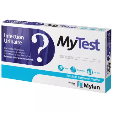 MyTest Mylan Test Infection Urinaire Cystite 3 Kits