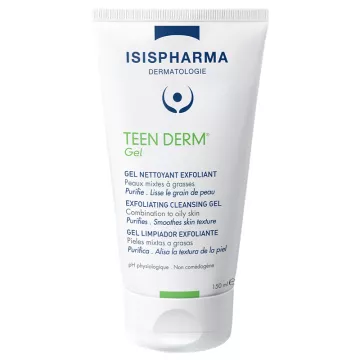 Isispharma Teen Derm Gel Limpiador Exfoliante 150 ml