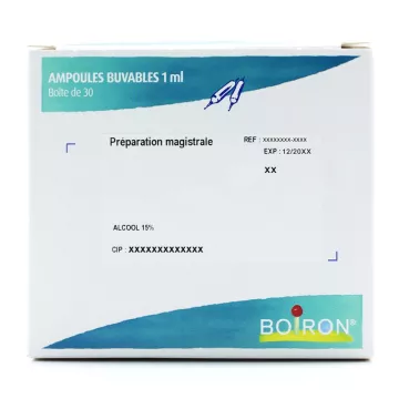 HYPOTHALAMUS 4CH 7CH 9CH 30CH Boiron 30 Ampoules buvables