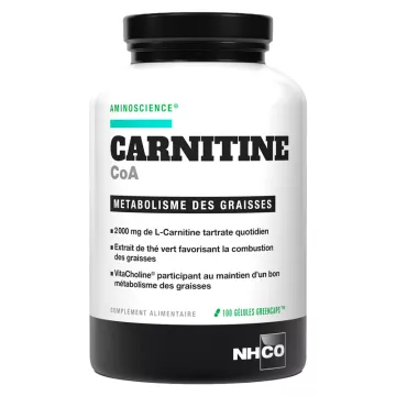 NHCO Aminoscience Carnitine CoA Métabolisme des Graisses 100 Gélules