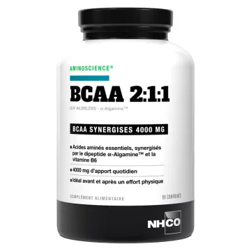 NHCO Aminoscience BCAA 2:1:1 4000mg 90 tabletten