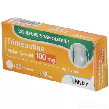 Trimébutine 100 mg Viatris Mylan Conseil 20 comprimés