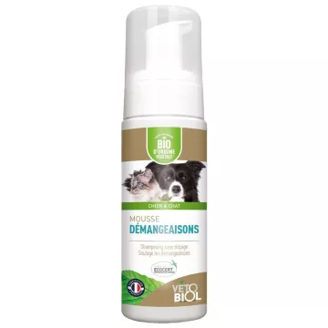 VETOBIOL Mousse itch dog and cat dry shampoo without rinsing