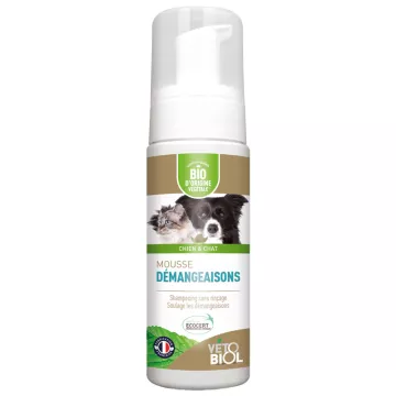 Vetobiol Bio Juckreiz-Schaum Hund & Katze 200 ml