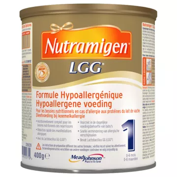 Nutramigen LGG 1 Hypoallergénique 0-6 Mois 400 g