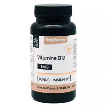 Nat&Form Nutraceutical Vitamin B12 30 Capsules