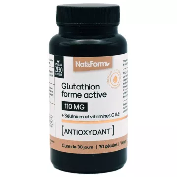 Nat & Form Nutraceutical Glutathione 30 Capsules