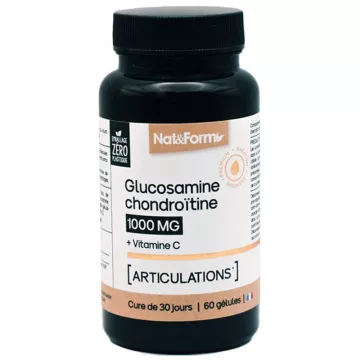 Nat&Form Nutracéutico Glucosamina Chondro 60 Cápsulas