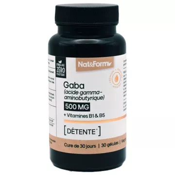 Nat&Form Nutraceutical Gaba 30 Capsules