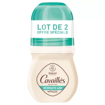 Rogé Cavaillès Déodorant Dermato 48h Roll-on 2 x 50 ml