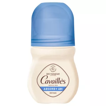 Cavaillès Anti-Transpirant Deodorant Absorb+ 48h Roll-on