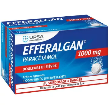 Efferalgan Paracetamolo 1000 mg Agrumi 8 compresse effervescenti