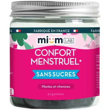 Mium Lab Gummies Confort Menstruel Sans Sucre 42 Gommes