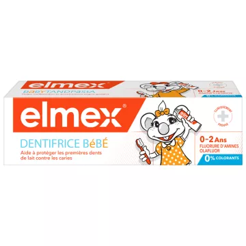 Elmex creme dental para bebês 0-2 anos 50ml