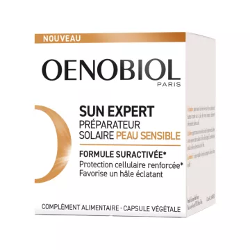 Oenobiol Sun Expert Préparateur Solaire Peau Sensible 30 gélules
