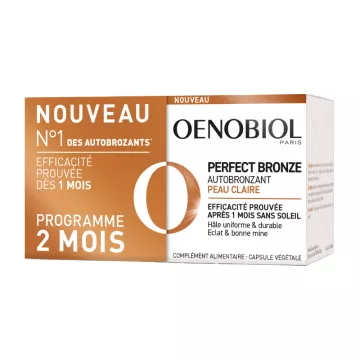 Oenobiol Perfect Bronz Clear Skin Zelfbruiner Capsules