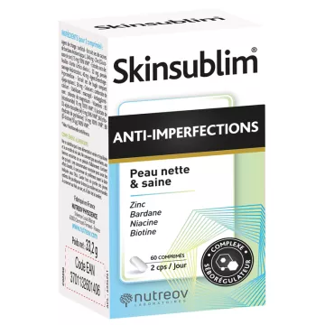Nutreov Skinsublim Anti Unreinheiten 60 Tabletten