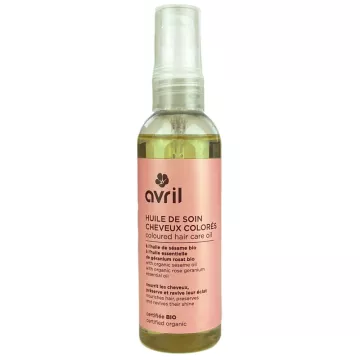 Avril Huile de Soin Cheveux Colorés Bio 100 ml