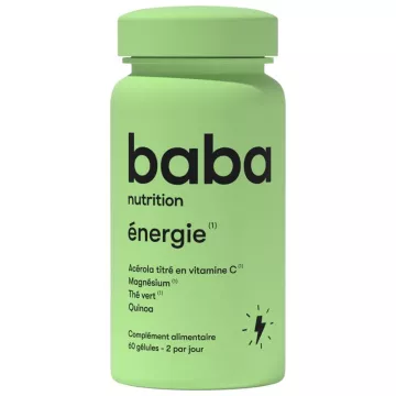 Baba Nutrition Energy 60 Cápsulas