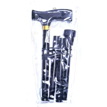 Folding Adjustable Metal Cane With T-Handle