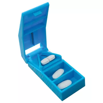 Pill Splitter - Break Pills Into 2 Parts And Store Them