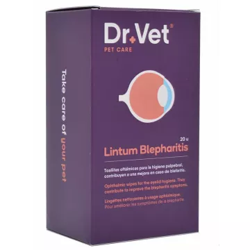 Dr Vet Lintum Blepharitis 20 Wipes