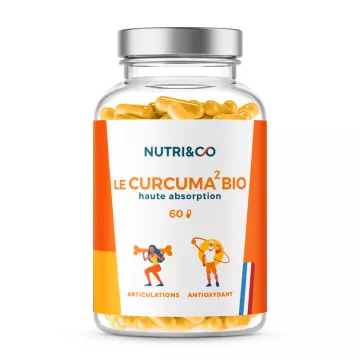 Nutri&Co Organic Turmeric 60 Capsules