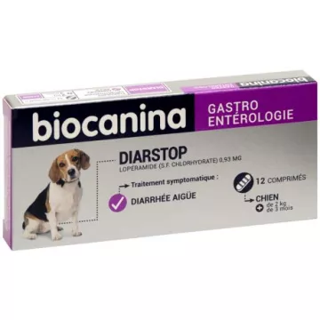 Biocanina Diarstop 12 Comprimés