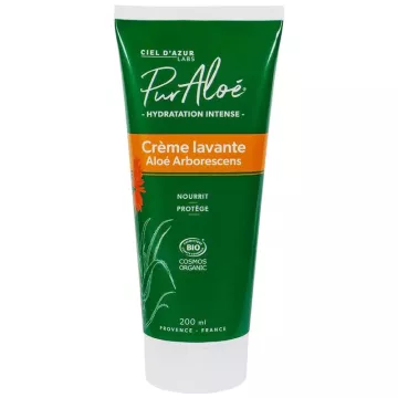 Pur'Aloé Creme de Limpeza Corporal Orgânico 200ml