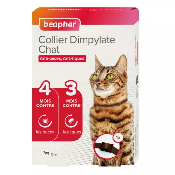 Beaphar Flea e Tick Collar Dimpylate Gato