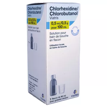 Viatris Chloorhexidine/Chloorbutanol Mondwater 90ml