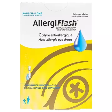 Bausch+Lomb AllergiFlash Collyre Anti-Allergique 10 unidoses