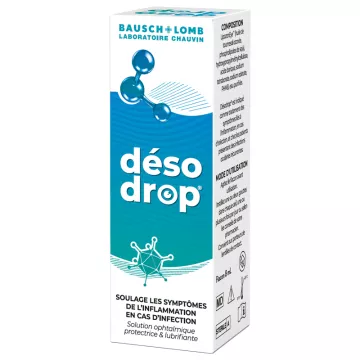 Bausch+Lomb Désodrop Solution Ophtalmique Protectrice et Lubrifiante 8 ml