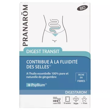 Pranarom Digestarom Digest Transit Poudre 10 Sachets 