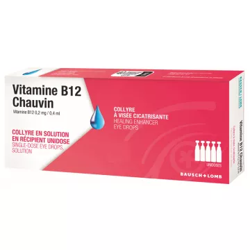 VITAMINA B12 0,2 ​​mg 0,4 ml CHAUVIN GOTAS PARA LOS OJOS