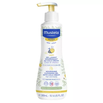 Mustela Gel de Limpeza Nutritivo Pele Seca Bebê-Criança Cold Cream 300ml