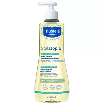 Mustela Baby-Child-Family Stelatopia Очищающее масло против зуда 500мл